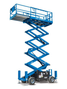 Genie GS-5390 RT scissor lift rental in NYC