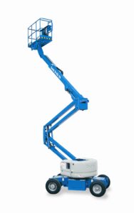 Genie Z-40 narrow electric boom lift rental in NYC
